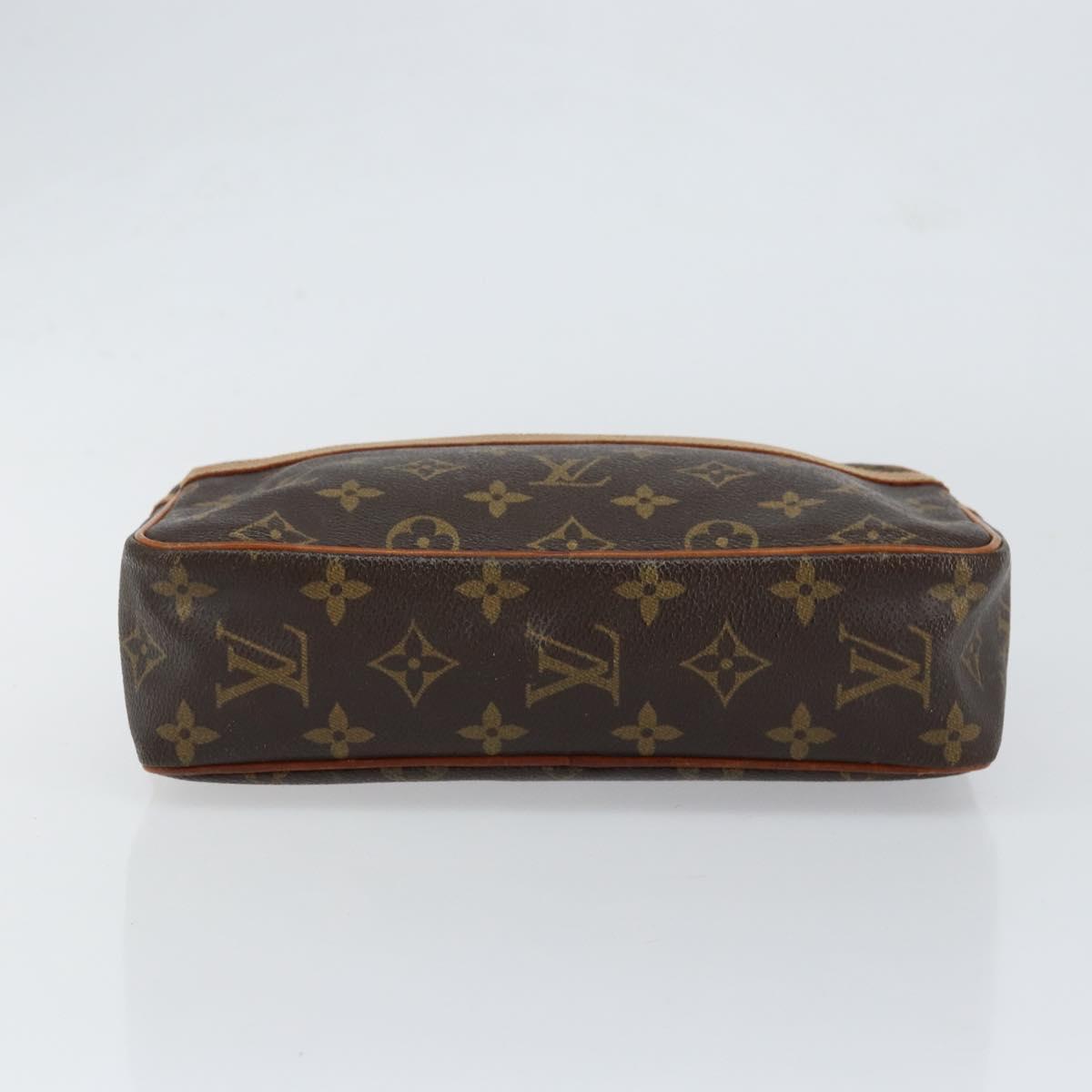 LOUIS VUITTON Monogram Compiegne 23 Clutch Bag M51847 LV Auth BA7865