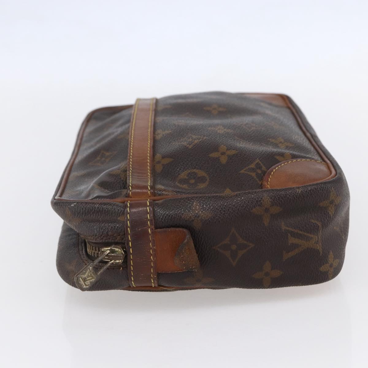 LOUIS VUITTON Monogram Compiegne 28 Clutch Bag M51845 LV Auth BA7866