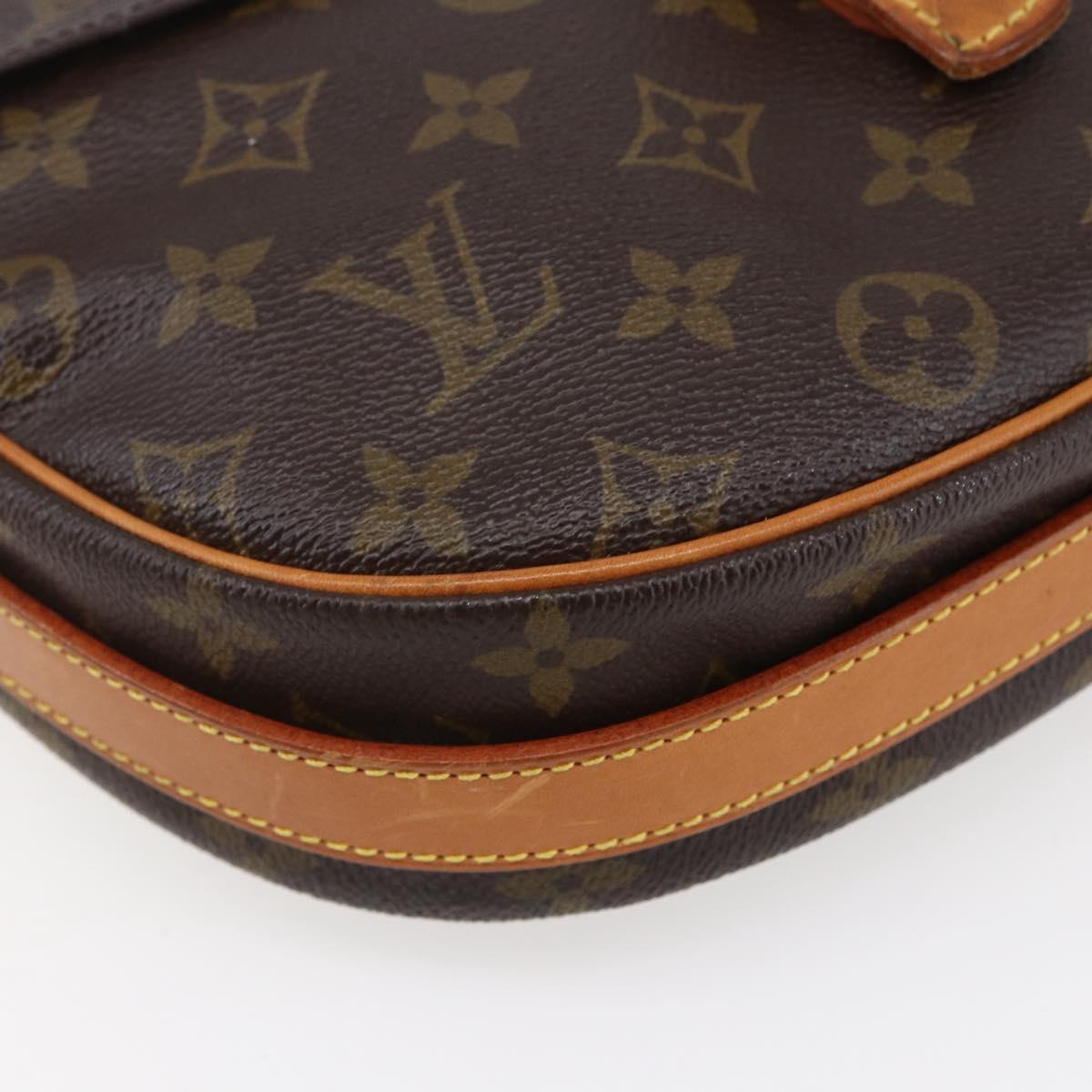 LOUIS VUITTON Monogram Jeune Fille GM Shoulder Bag M51225 LV Auth BA7869