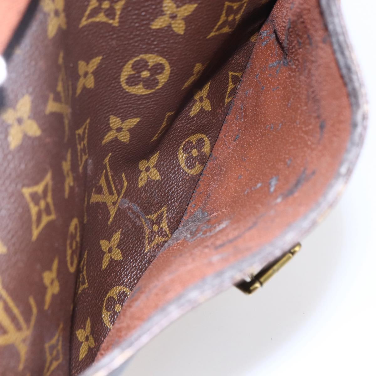 LOUIS VUITTON Monogram Jeune Fille GM Shoulder Bag M51225 LV Auth BA7869A