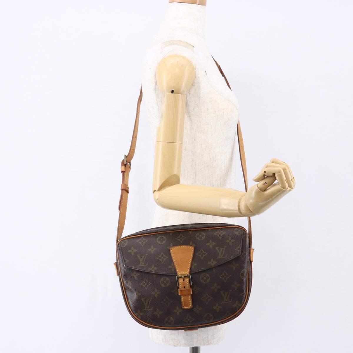 LOUIS VUITTON Monogram Jeune Fille GM Shoulder Bag M51225 LV Auth BA7869