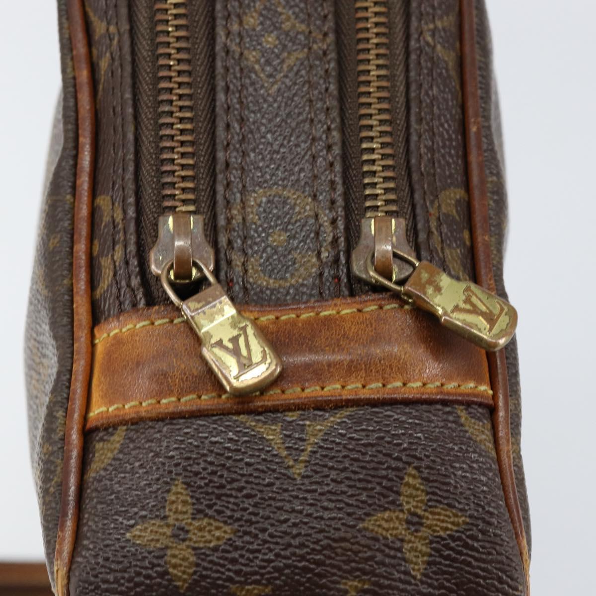 LOUIS VUITTON Monogram China Run Clutch Bag M41432 LV Auth BA7875