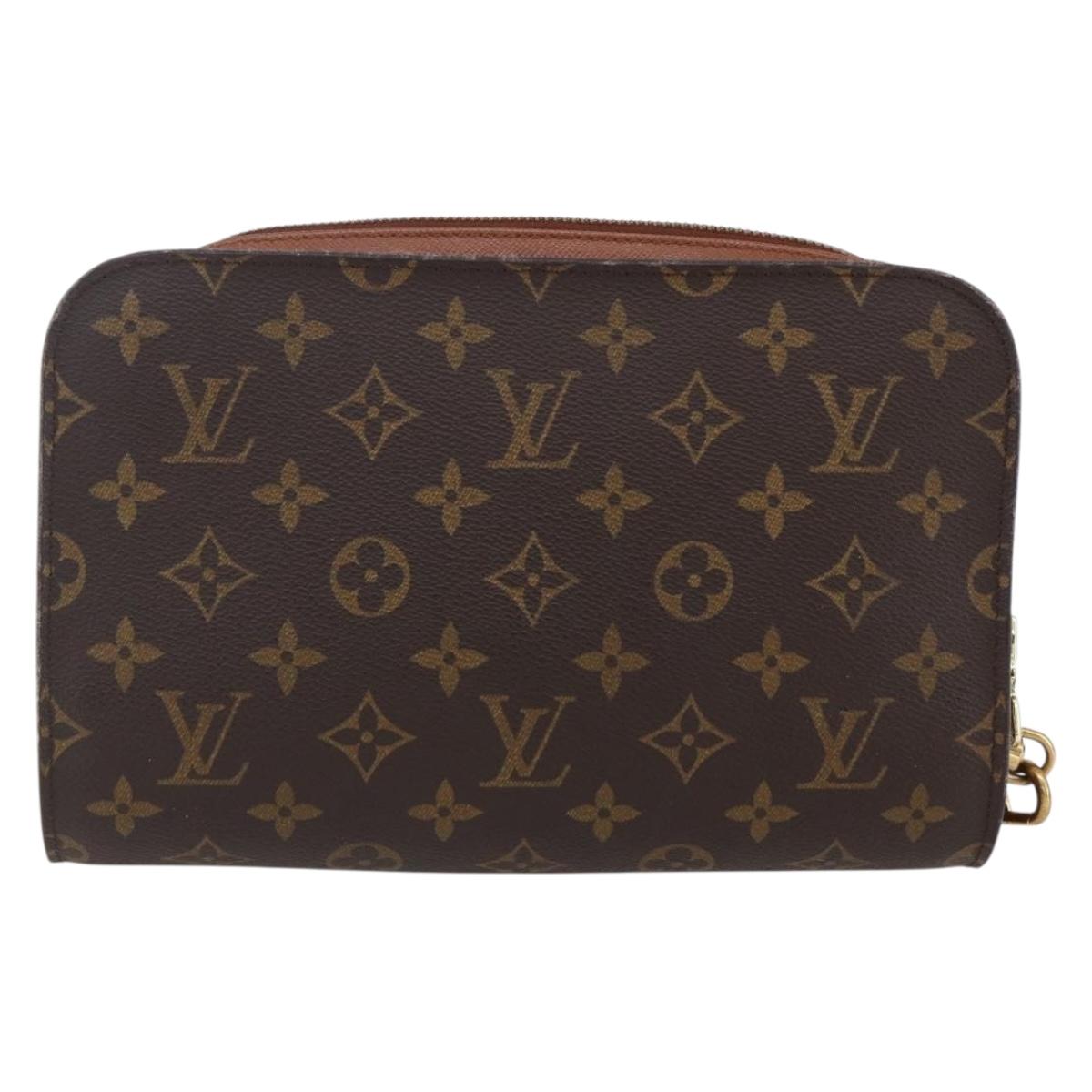 LOUIS VUITTON Monogram Orsay Clutch Bag M51790 LV Auth BA7877
