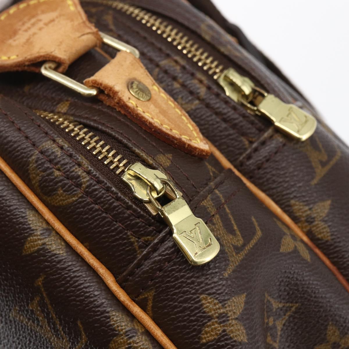 LOUIS VUITTON Monogram Reporter PM Shoulder Bag M45254 LV Auth BA7878