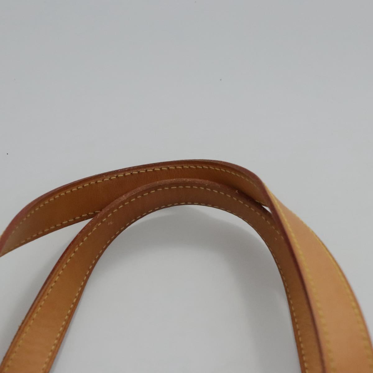 LOUIS VUITTON Monogram Vernis Houston Hand Bag Baby Blue M91005 LV Auth BA788