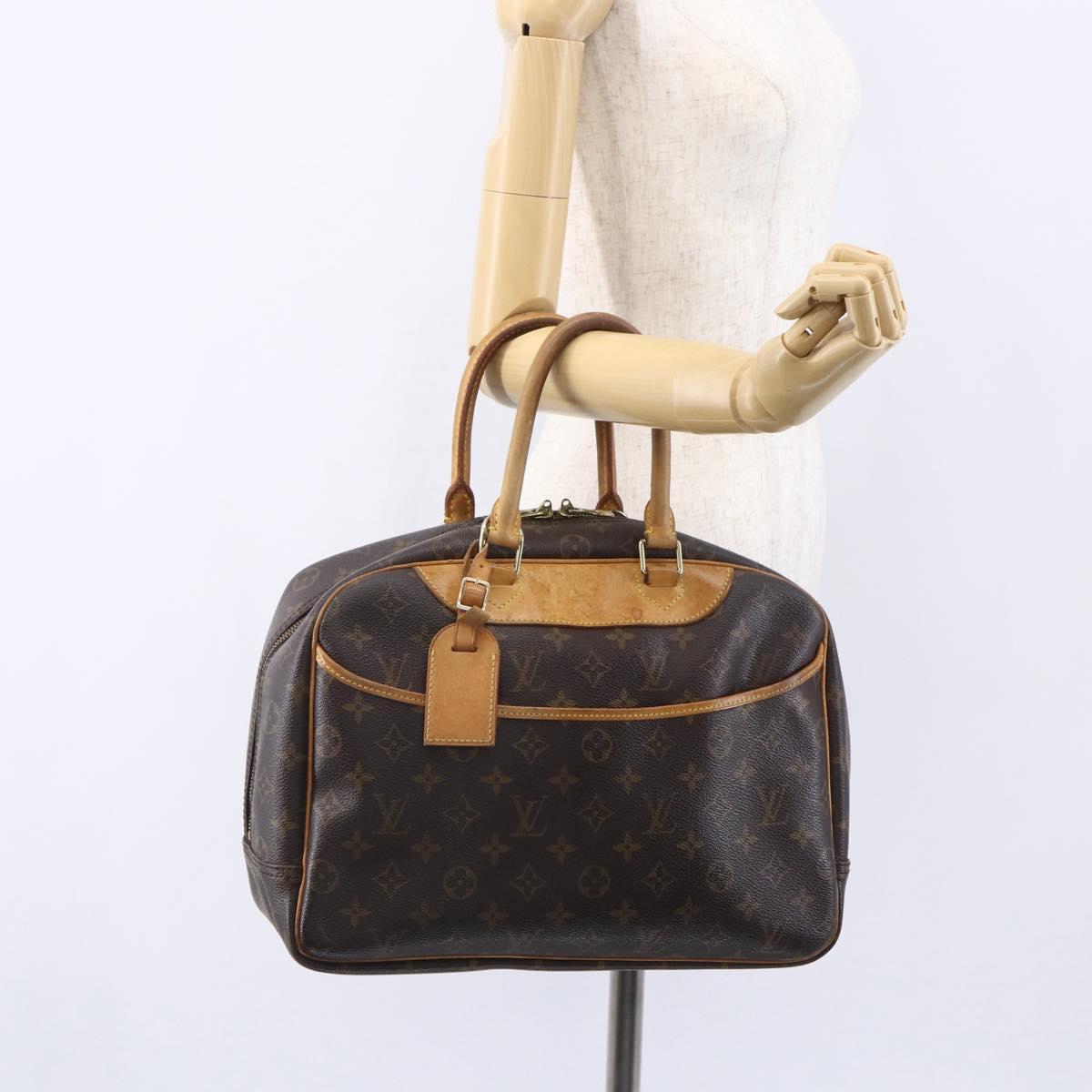 LOUIS VUITTON Monogram Deauville Hand Bag M47270 LV Auth BA7882
