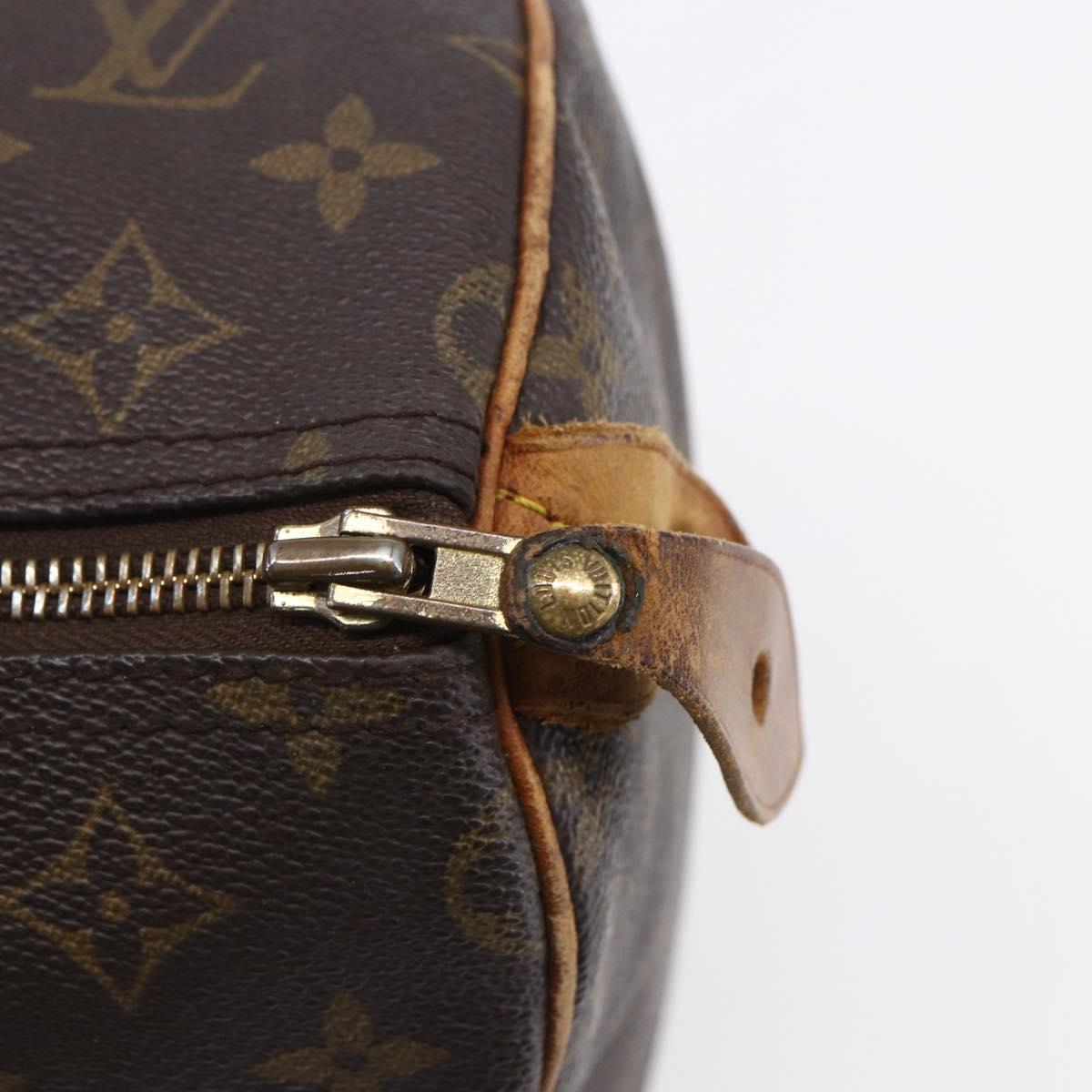 LOUIS VUITTON Monogram Speedy 30 Hand Bag M41526 LV Auth BA7889