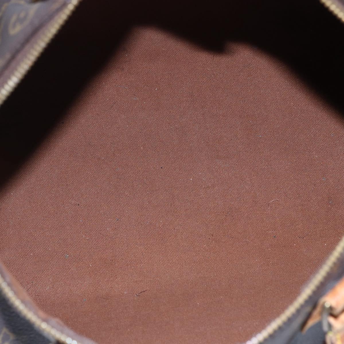 LOUIS VUITTON Monogram Speedy 30 Hand Bag M41526 LV Auth BA7889