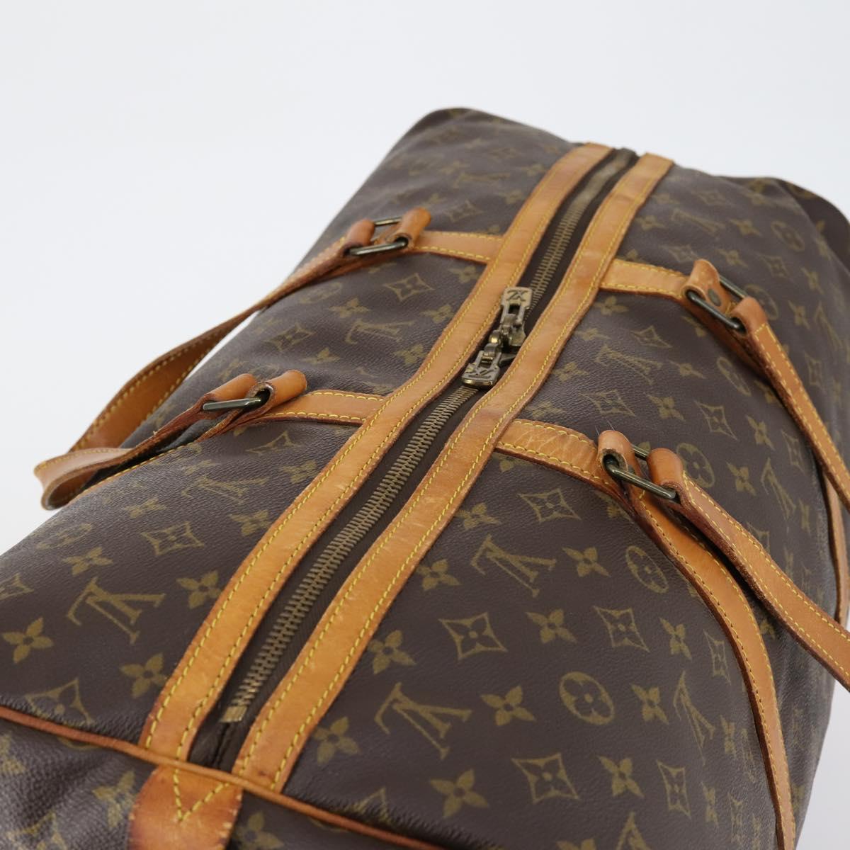 LOUIS VUITTON Monogram Sac Souple 55 Boston Bag M41622 LV Auth BA7892