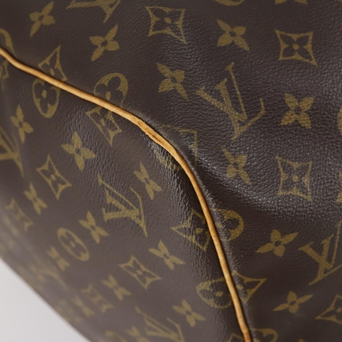 LOUIS VUITTON Monogram Keepall 55 Boston Bag M41424 LV Auth BA7893