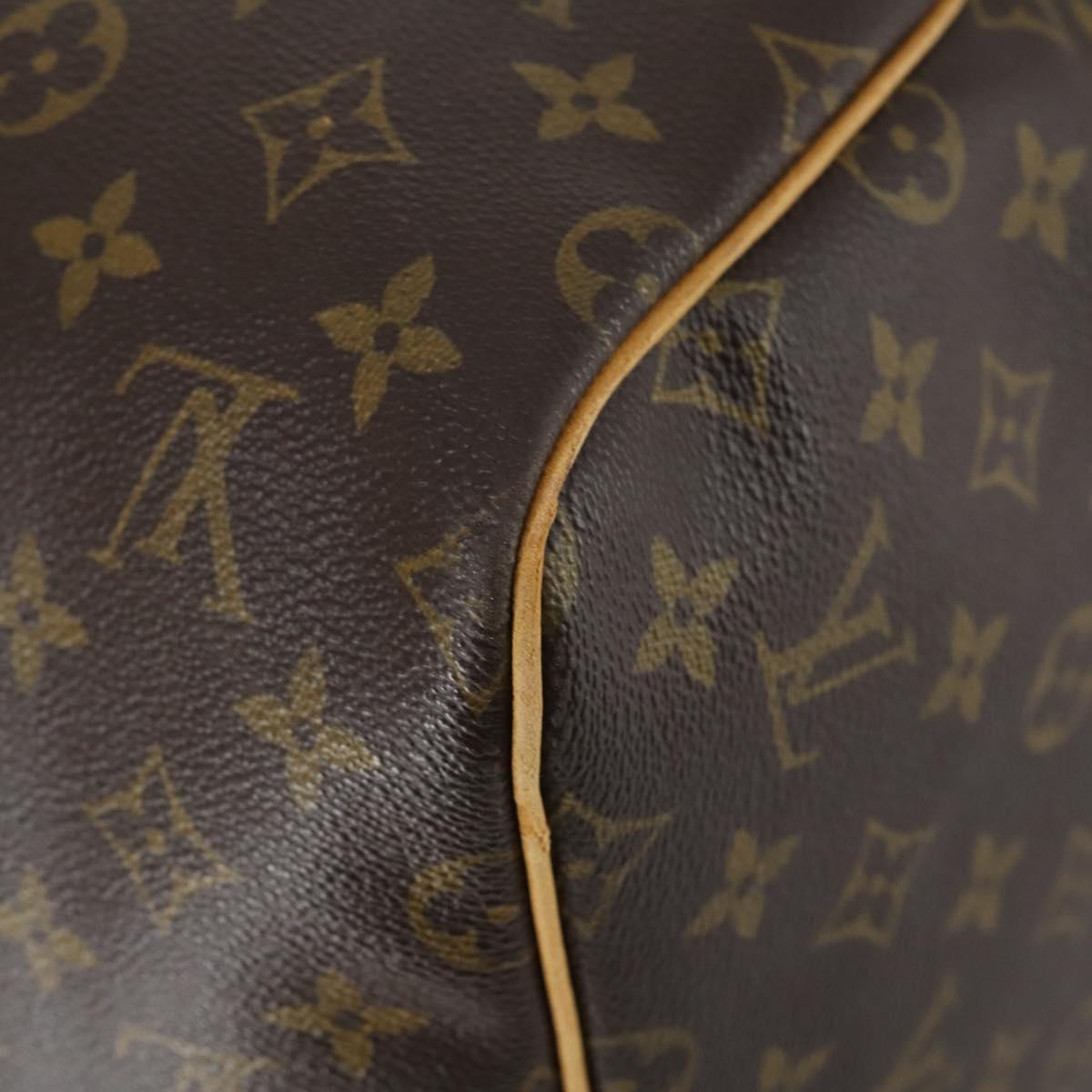 LOUIS VUITTON Monogram Keepall 55 Boston Bag M41424 LV Auth BA7893