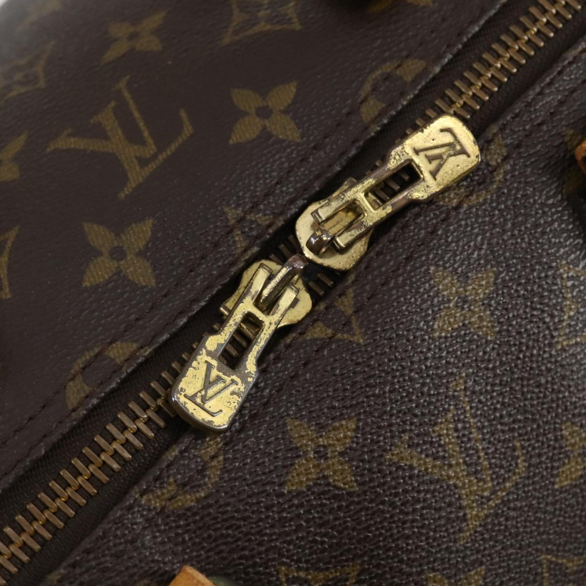 LOUIS VUITTON Monogram Keepall 55 Boston Bag M41424 LV Auth BA7894