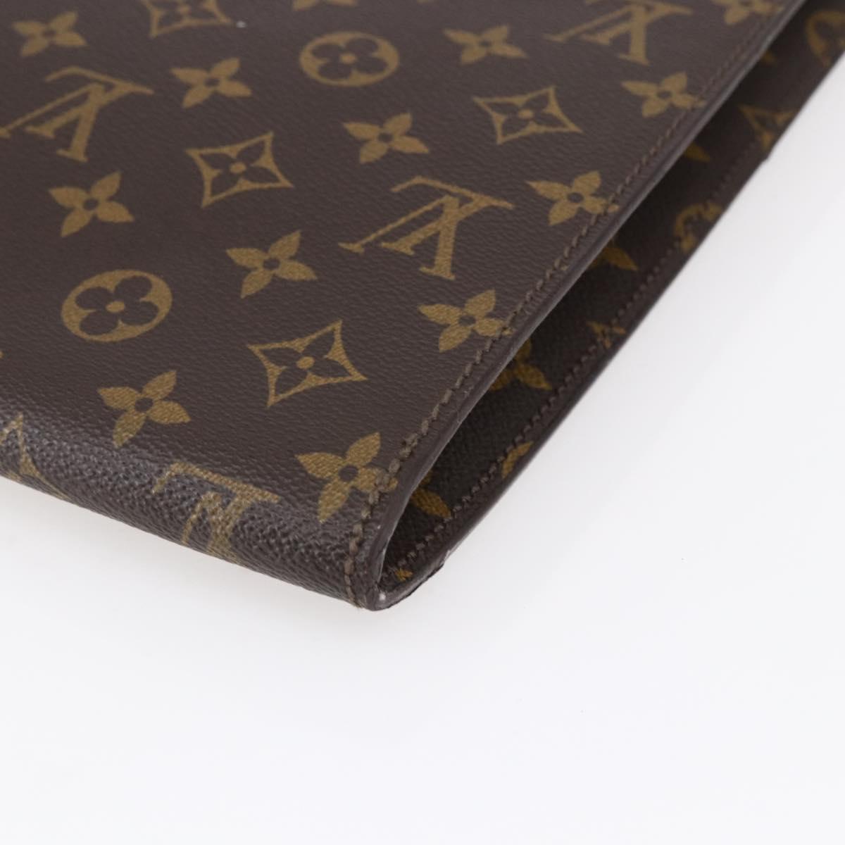 LOUIS VUITTON Monogram Posh Ministor Briefcase M53445 LV Auth BA7896