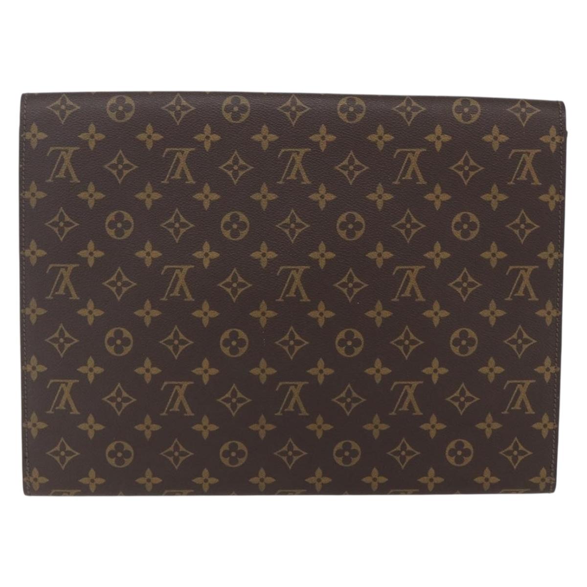 LOUIS VUITTON Monogram Posh Ministor Briefcase M53445 LV Auth BA7896