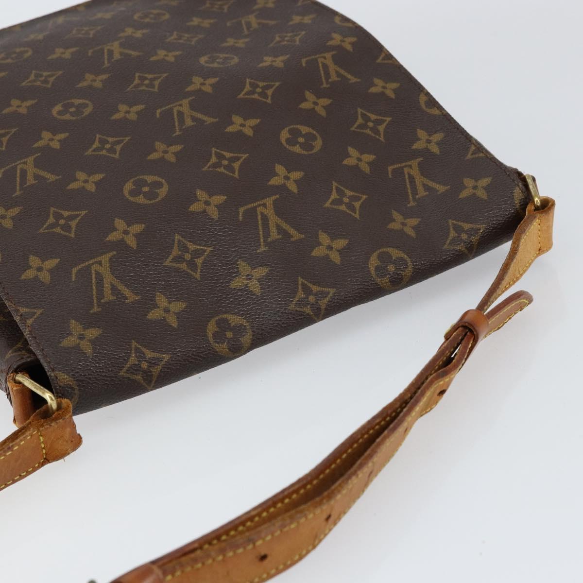 LOUIS VUITTON Monogram Musette Shoulder Bag M51256 LV Auth BA7899