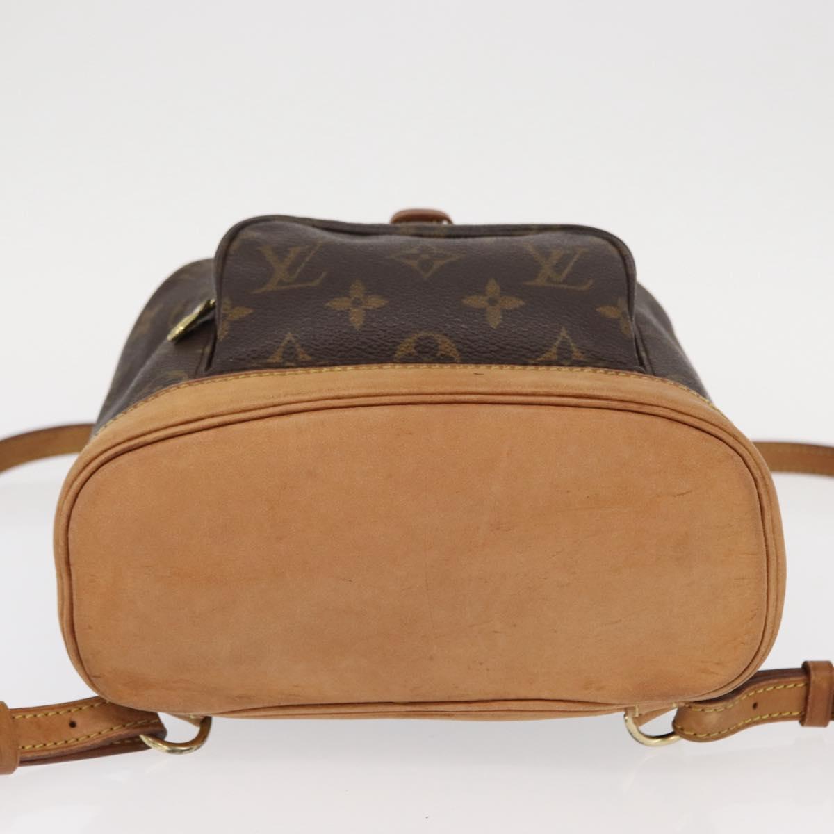 LOUIS VUITTON Monogram Montsouris PM Backpack M51137 LV Auth BA7902