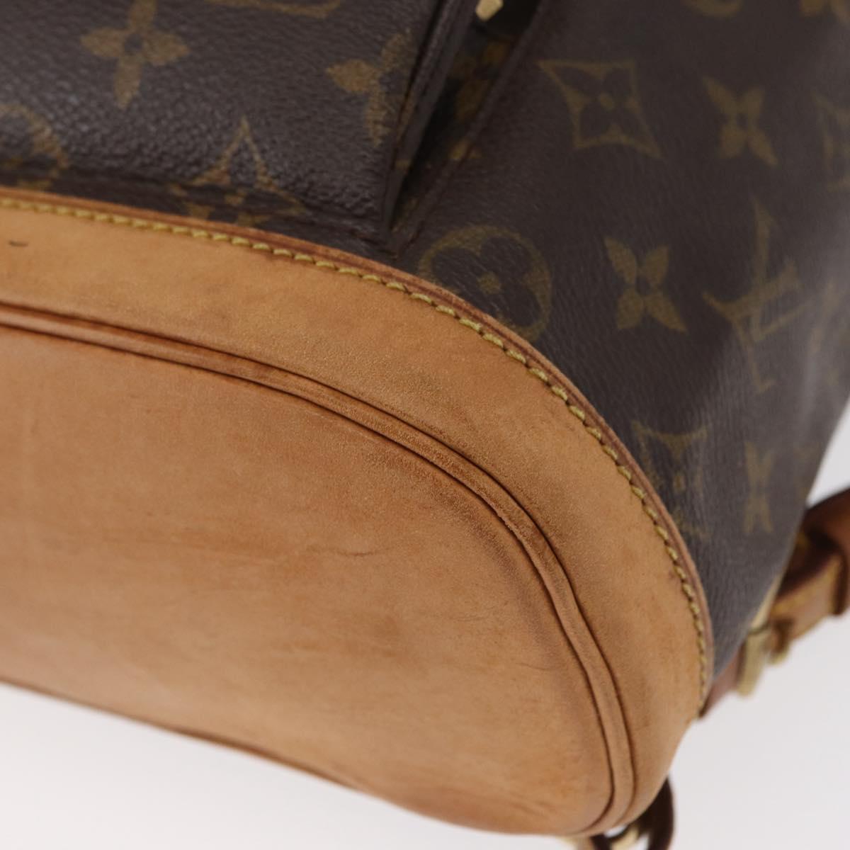 LOUIS VUITTON Monogram Montsouris PM Backpack M51137 LV Auth BA7902