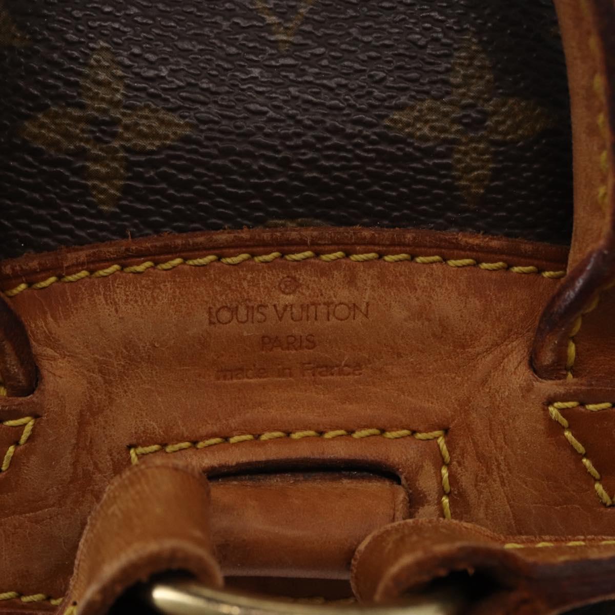 LOUIS VUITTON Monogram Montsouris PM Backpack M51137 LV Auth BA7902