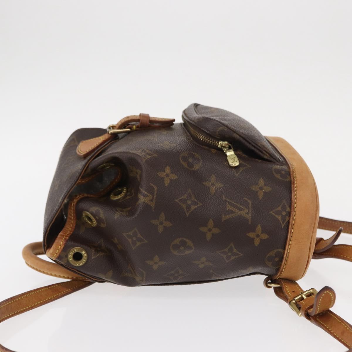 LOUIS VUITTON Monogram Montsouris PM Backpack M51137 LV Auth BA7902