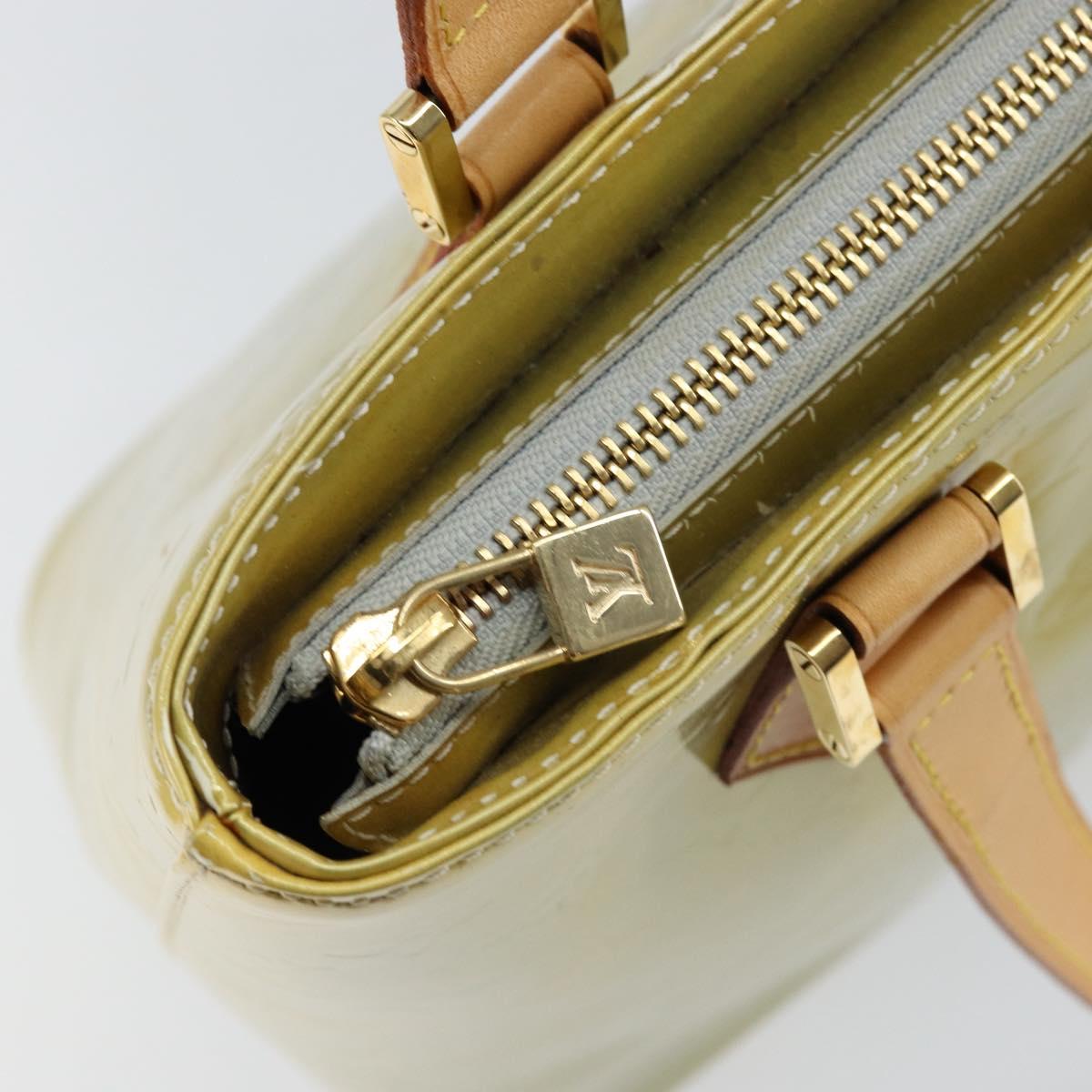 LOUIS VUITTON Monogram Vernis Houston Hand Bag Gris M91053 LV Auth BA7906