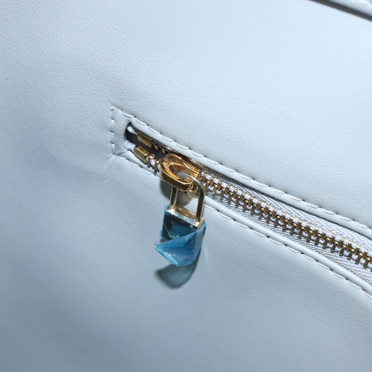 LOUIS VUITTON Monogram Vernis Houston Hand Bag Gris M91053 LV Auth BA7906