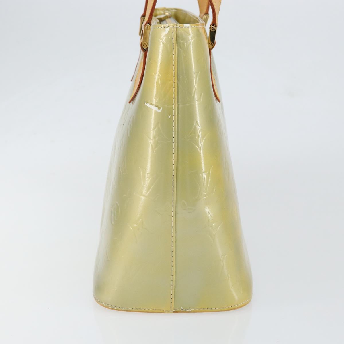 LOUIS VUITTON Monogram Vernis Houston Hand Bag Gris M91053 LV Auth BA7906