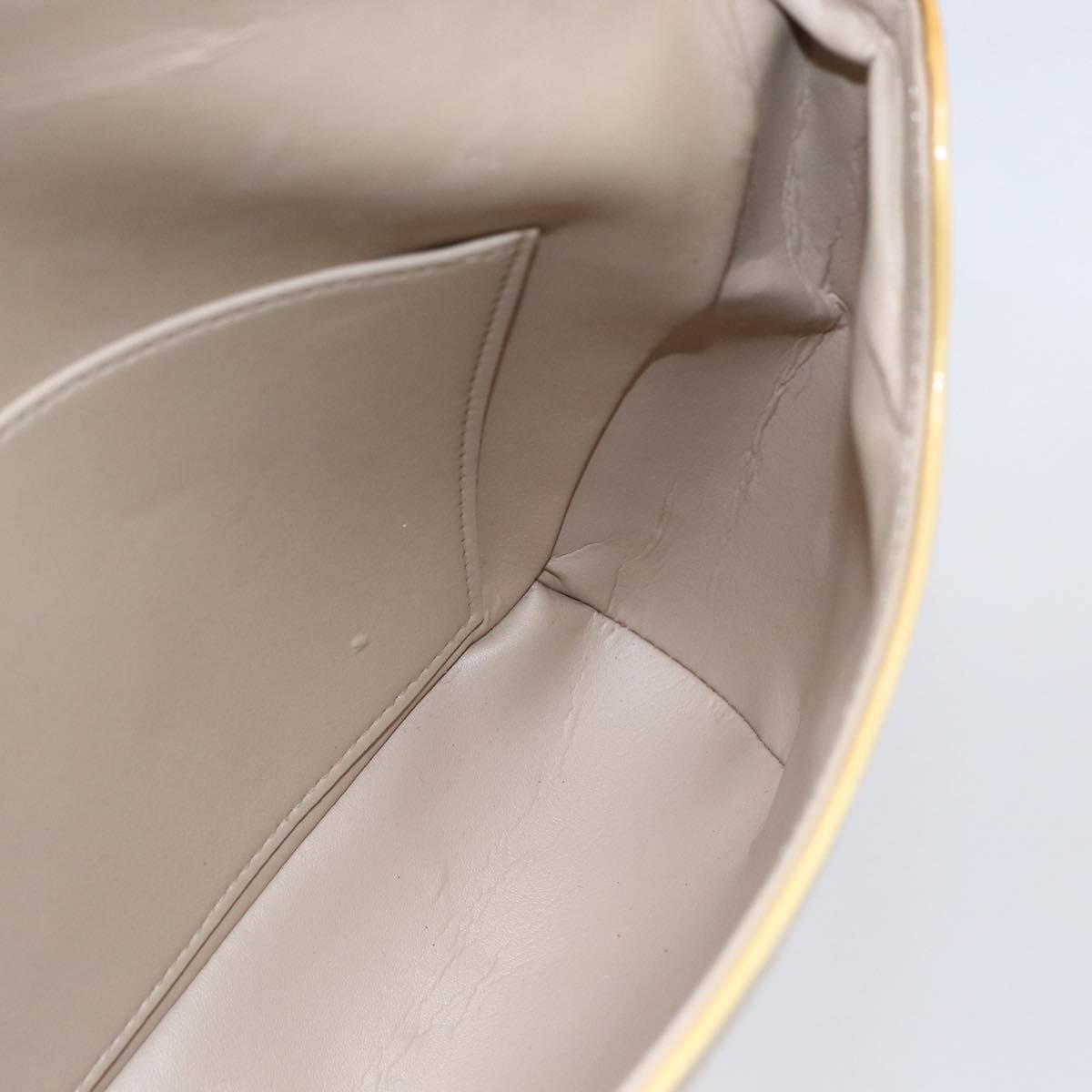 LOUIS VUITTON Monogram Vernis Thompson Street Bag Beige M91301 LV Auth BA7914