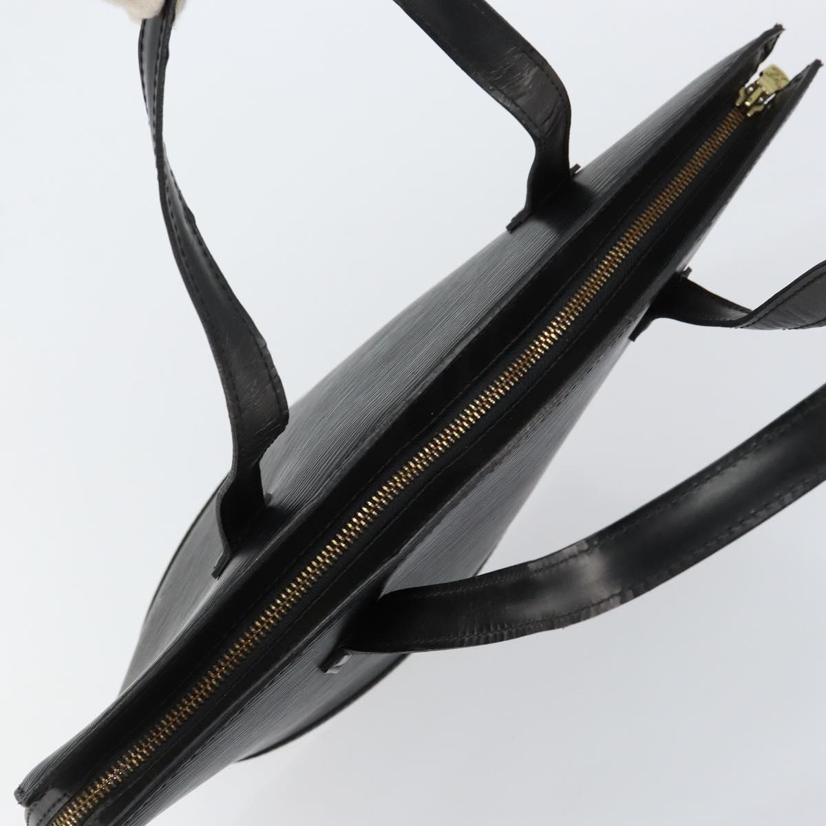 LOUIS VUITTON Epi Saint Jacques Hand Bag Black M52272 LV Auth BA7918