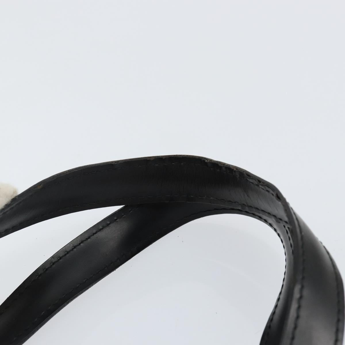 LOUIS VUITTON Epi Saint Jacques Hand Bag Black M52272 LV Auth BA7918