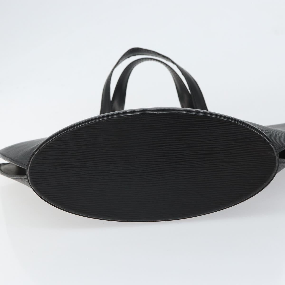 LOUIS VUITTON Epi Saint Jacques Hand Bag Black M52272 LV Auth BA7918