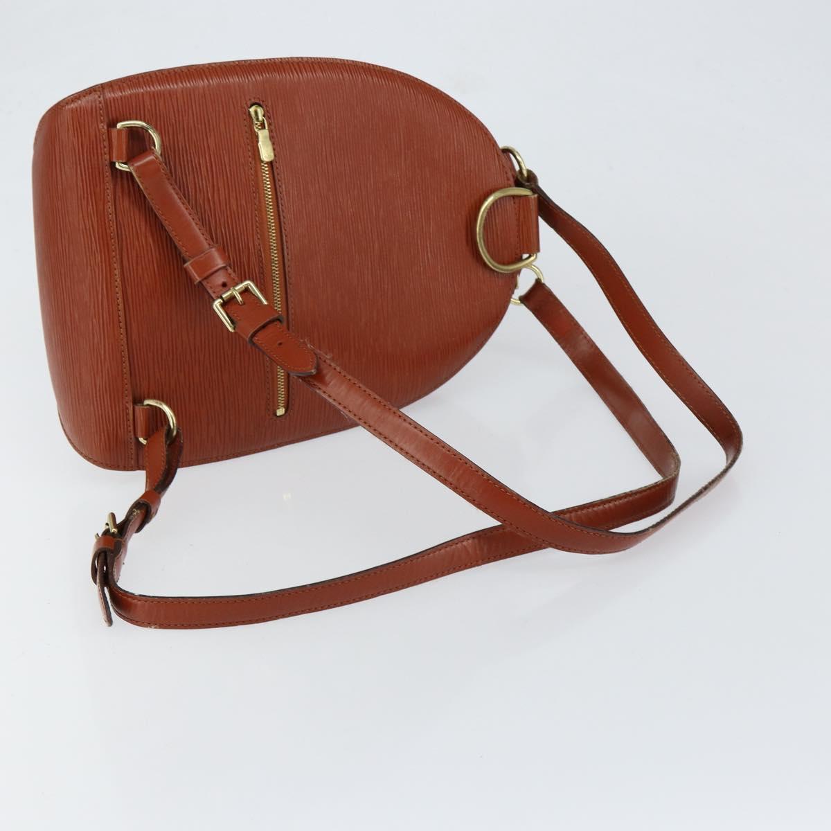 LOUIS VUITTON Epi Mabillon Backpack Brown M52233 LV Auth BA7920