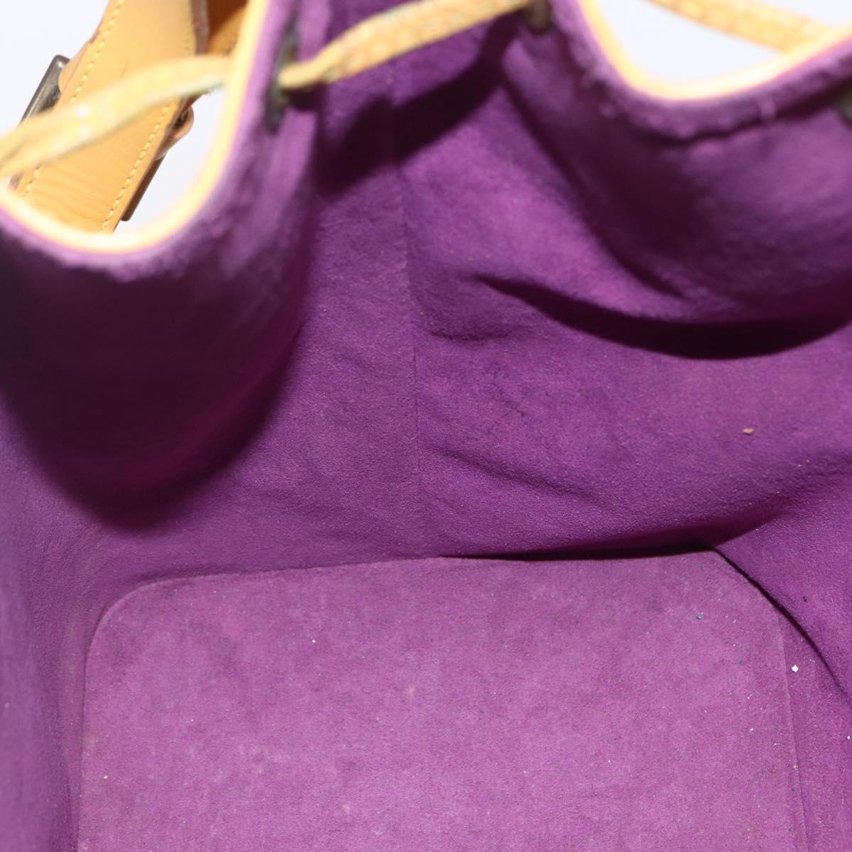 LOUIS VUITTON Epi Petit Noe Shoulder Bag Yellow M44109 LV Auth BA7921