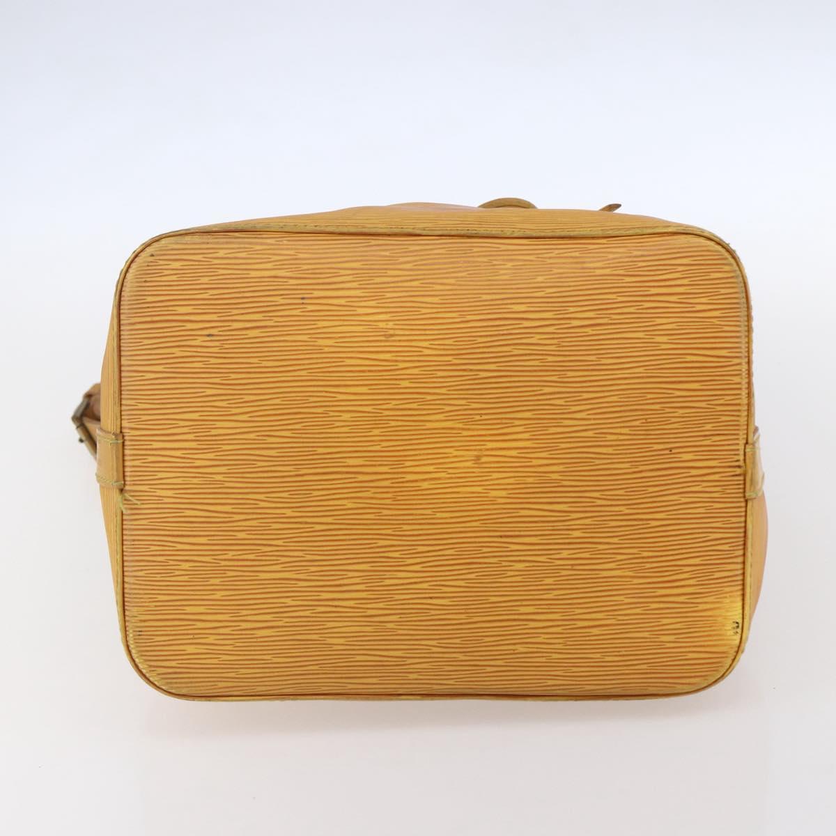 LOUIS VUITTON Epi Petit Noe Shoulder Bag Yellow M44109 LV Auth BA7921