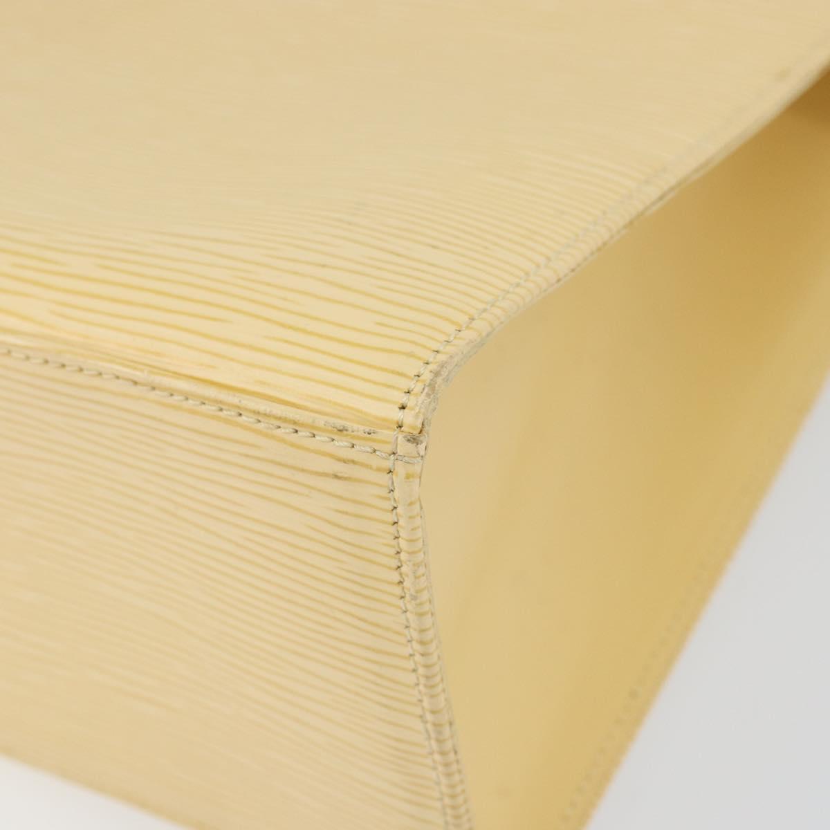 LOUIS VUITTON Epi Croisette PM Tote Bag Vanilla M5249A LV Auth BA7922