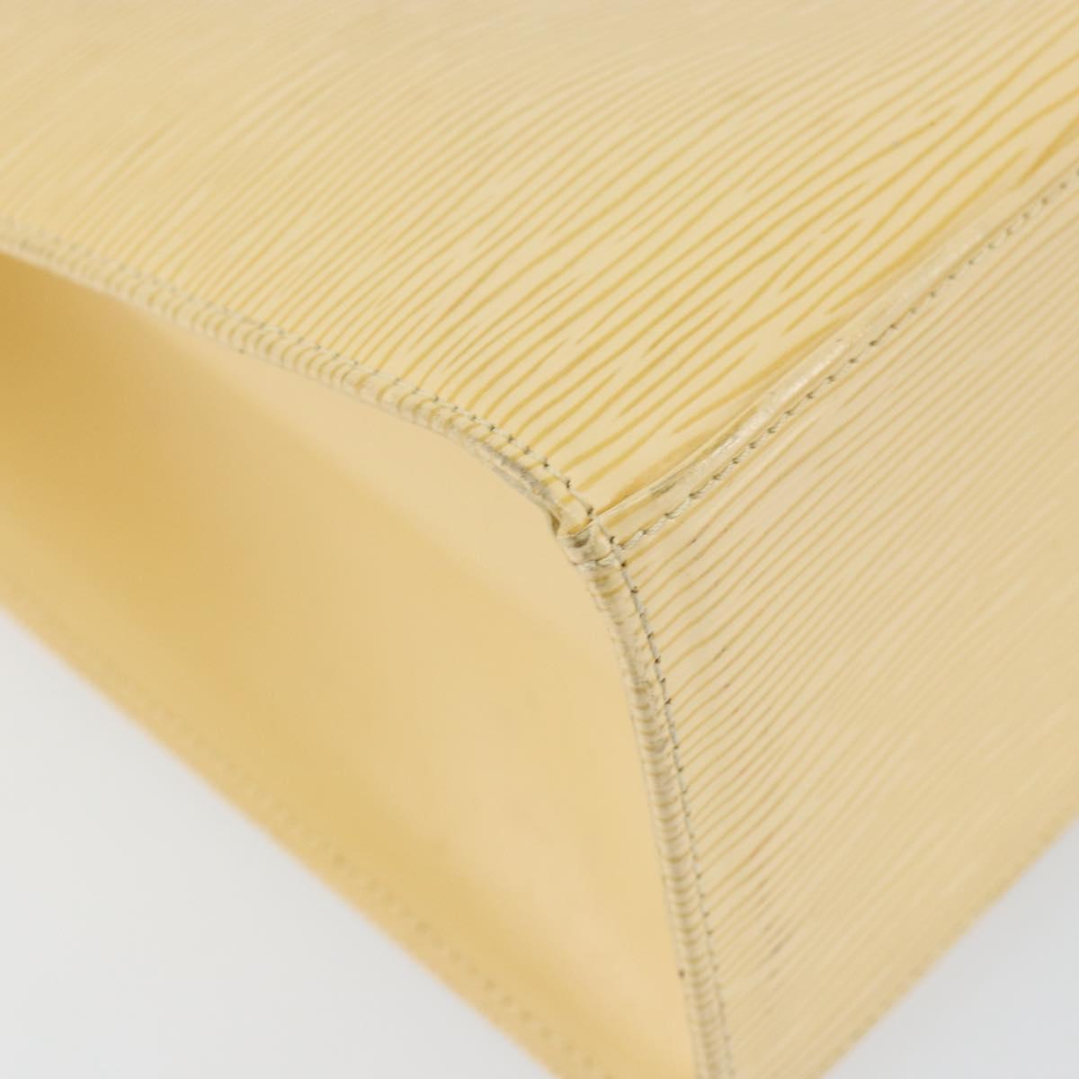 LOUIS VUITTON Epi Croisette PM Tote Bag Vanilla M5249A LV Auth BA7922