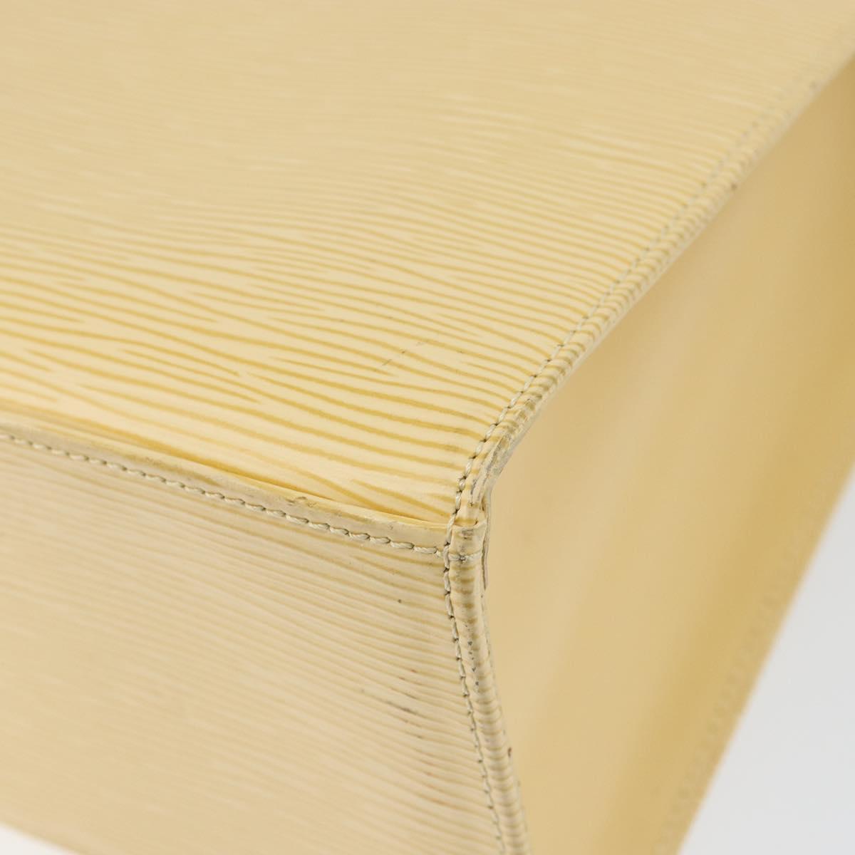 LOUIS VUITTON Epi Croisette PM Tote Bag Vanilla M5249A LV Auth BA7922