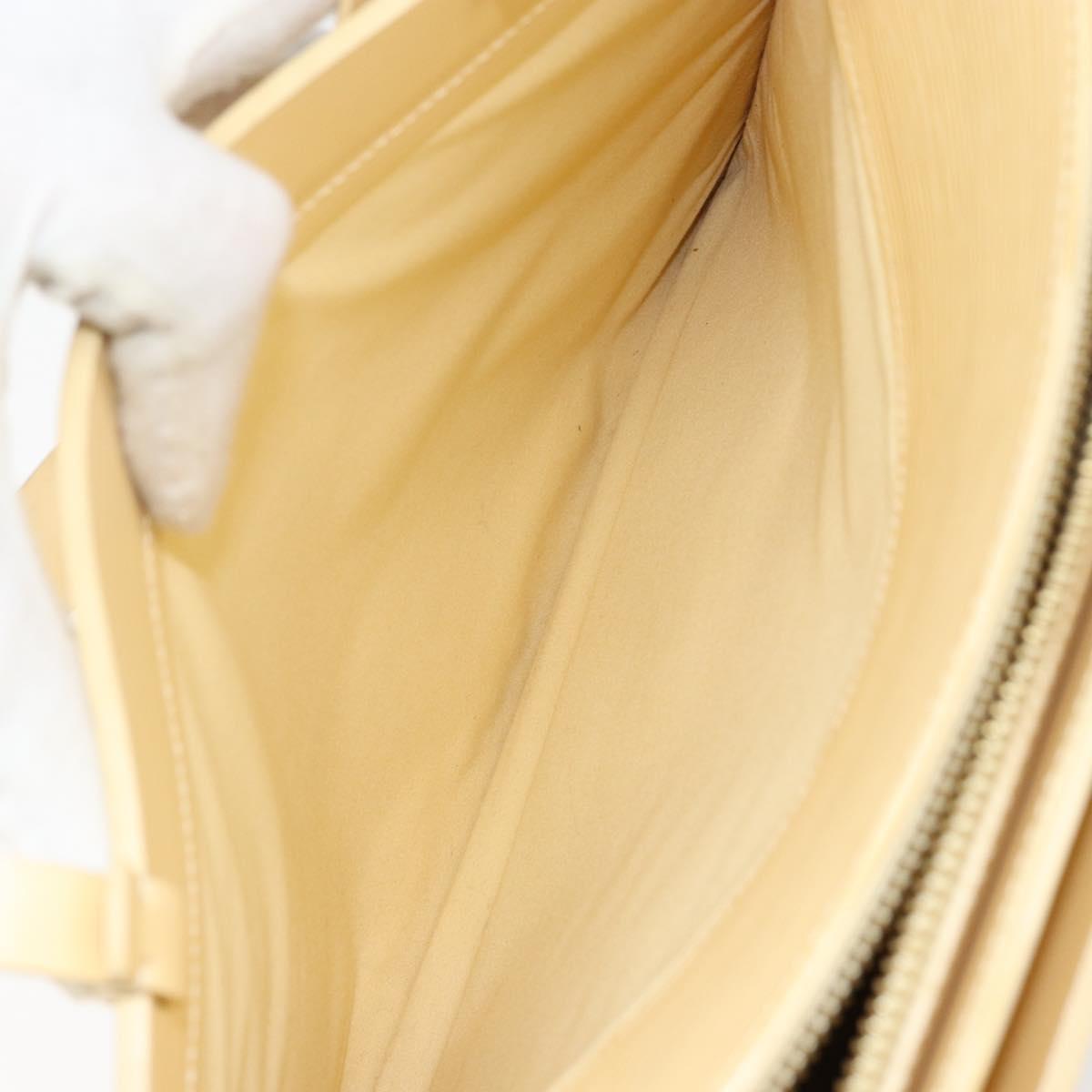 LOUIS VUITTON Epi Croisette PM Tote Bag Vanilla M5249A LV Auth BA7922