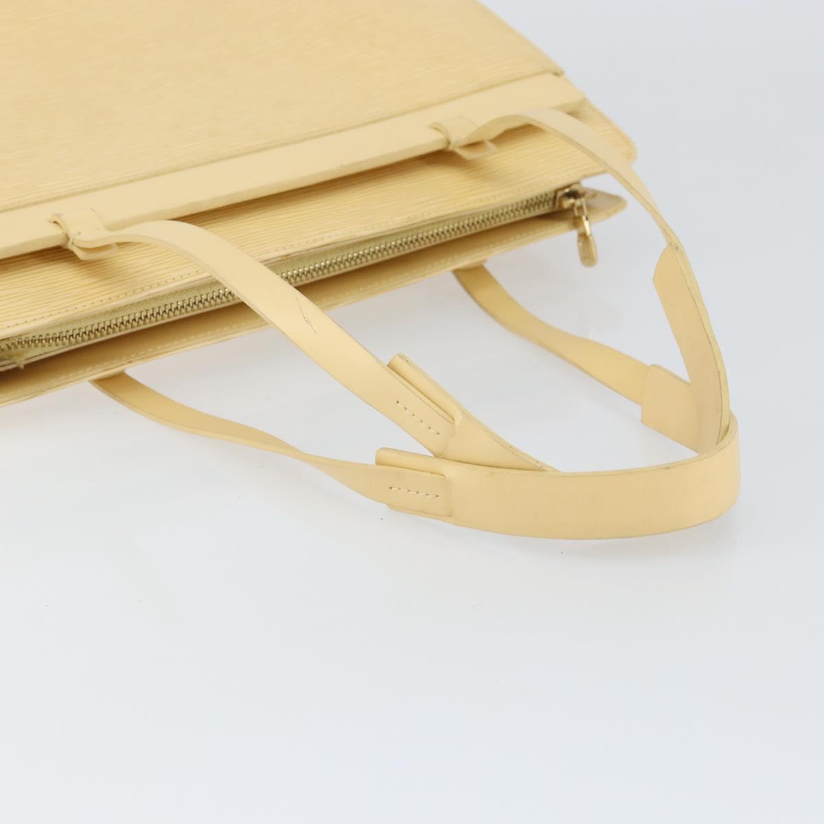 LOUIS VUITTON Epi Croisette PM Tote Bag Vanilla M5249A LV Auth BA7922