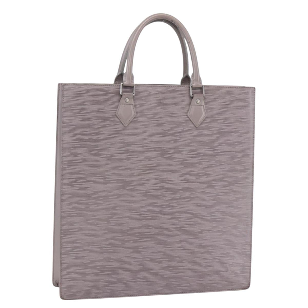LOUIS VUITTON Epi Sac Plat Hand Bag Lilac M5207B LV Auth BA7924