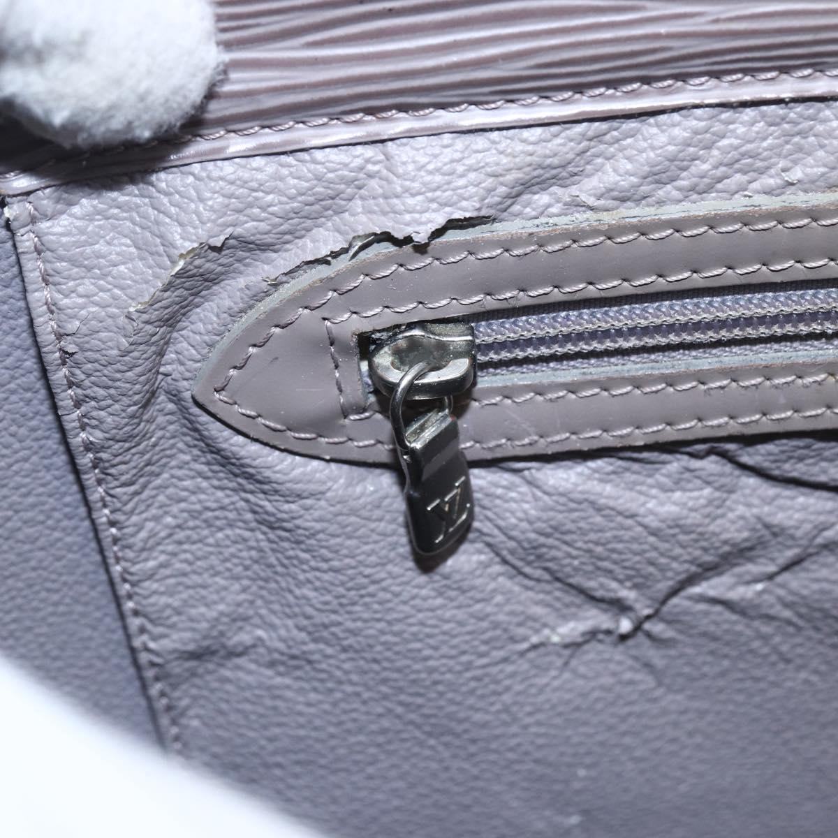 LOUIS VUITTON Epi Sac Plat Hand Bag Lilac M5207B LV Auth BA7924