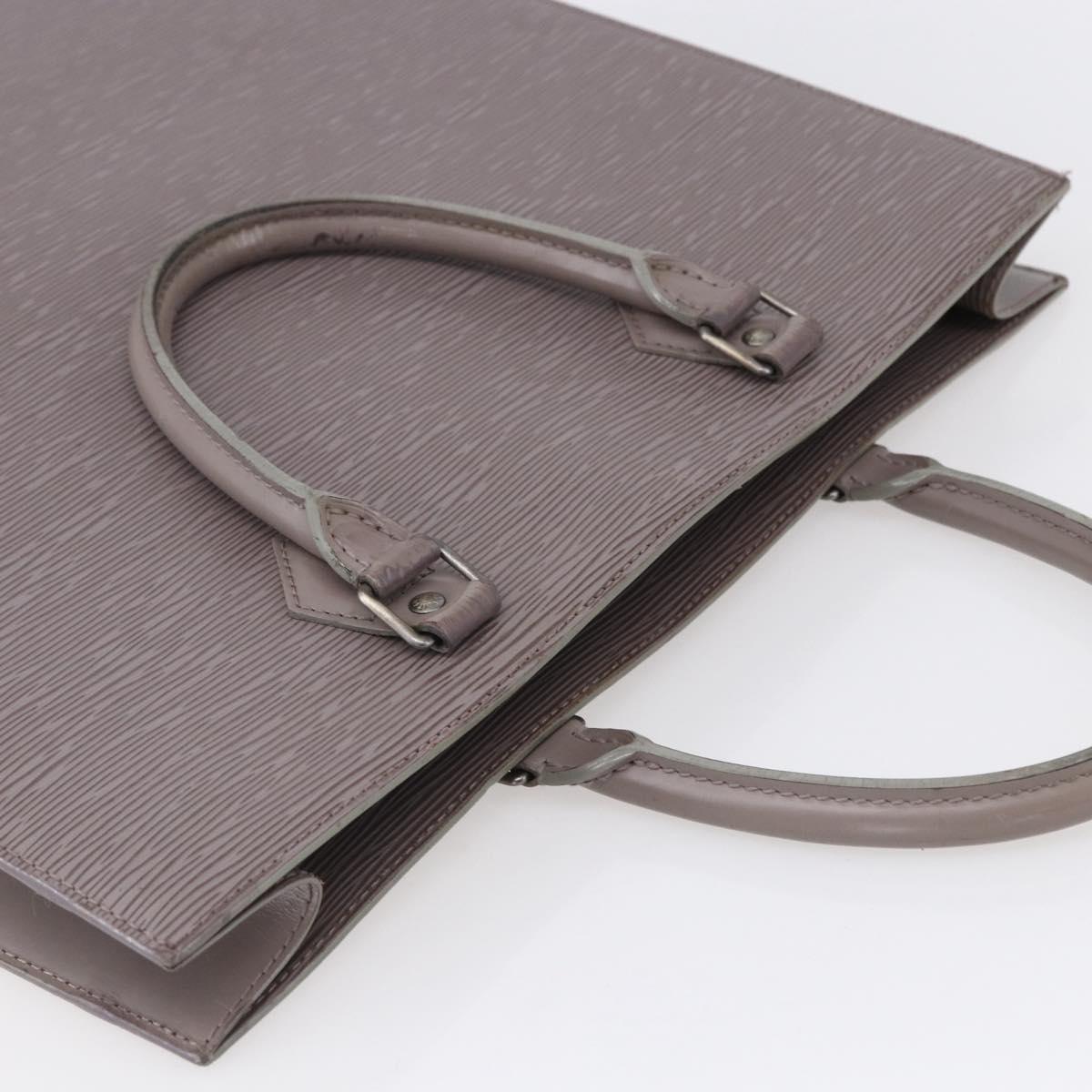 LOUIS VUITTON Epi Sac Plat Hand Bag Lilac M5207B LV Auth BA7924