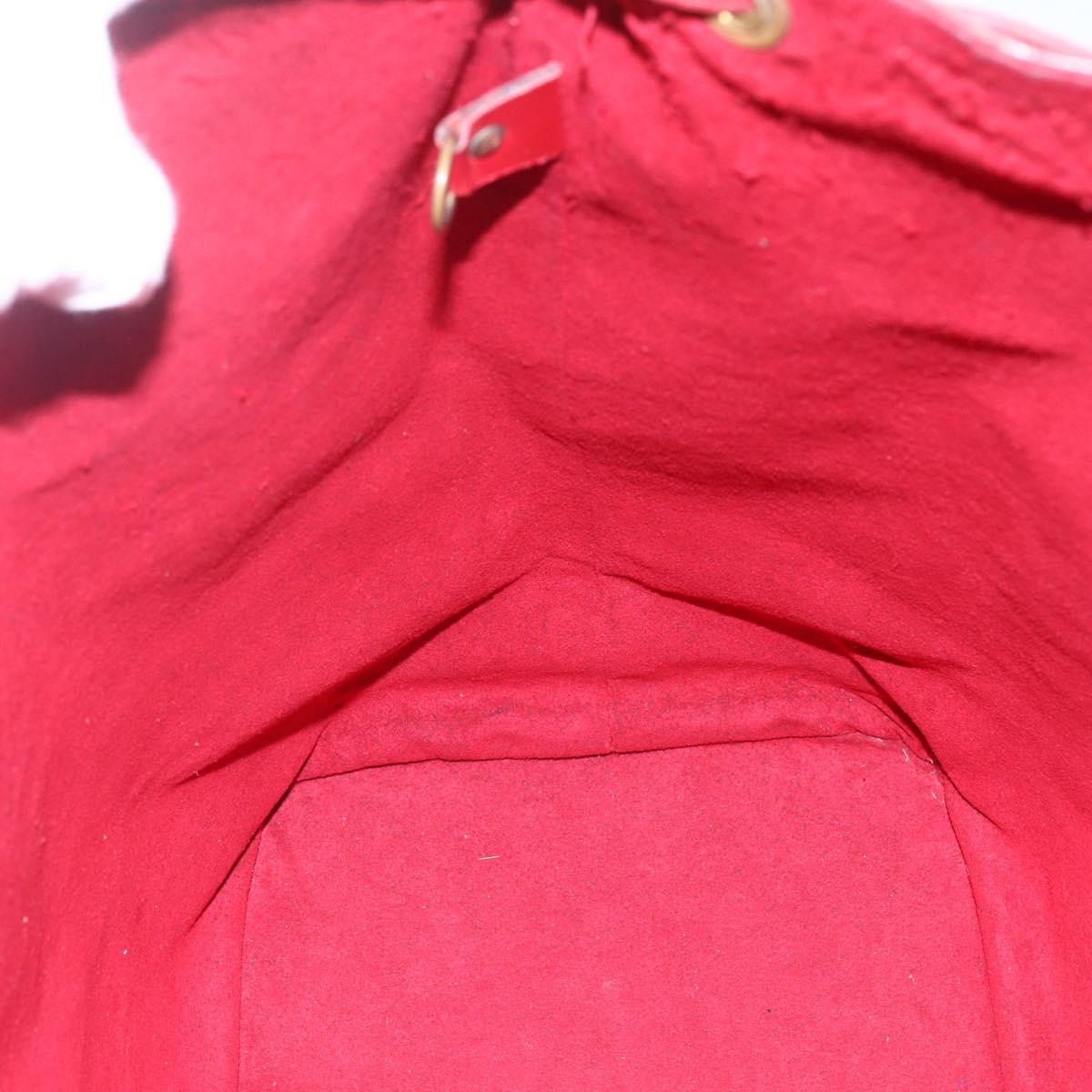 LOUIS VUITTON Epi Noe Shoulder Bag Red M44007 LV Auth BA7925