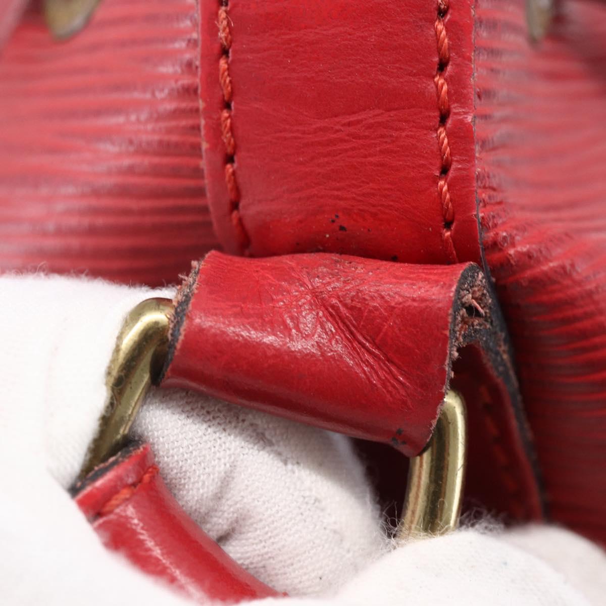 LOUIS VUITTON Epi Noe Shoulder Bag Red M44007 LV Auth BA7925