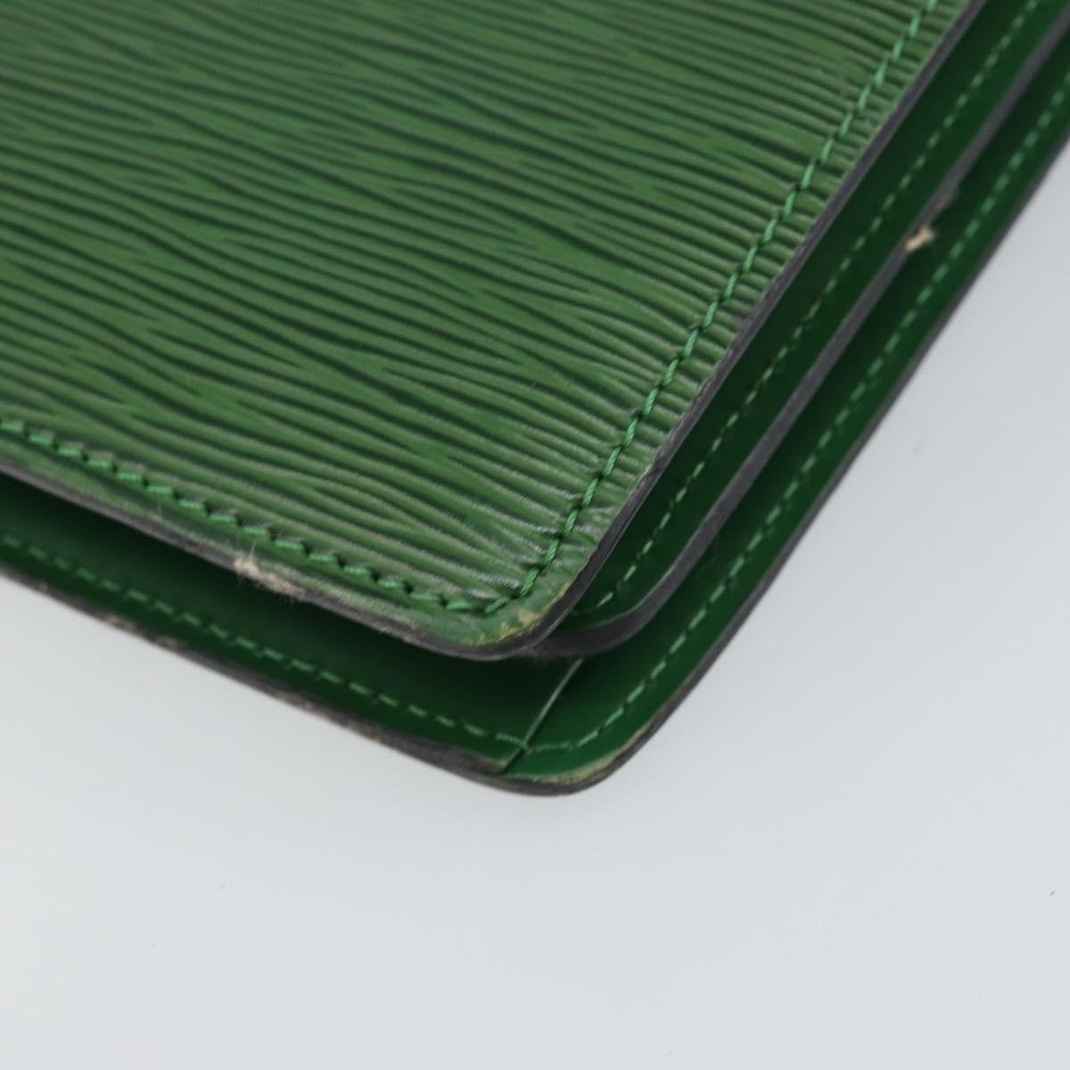 LOUIS VUITTON Epi Capuchin Shoulder Bag Green M52344 LV Auth BA7926