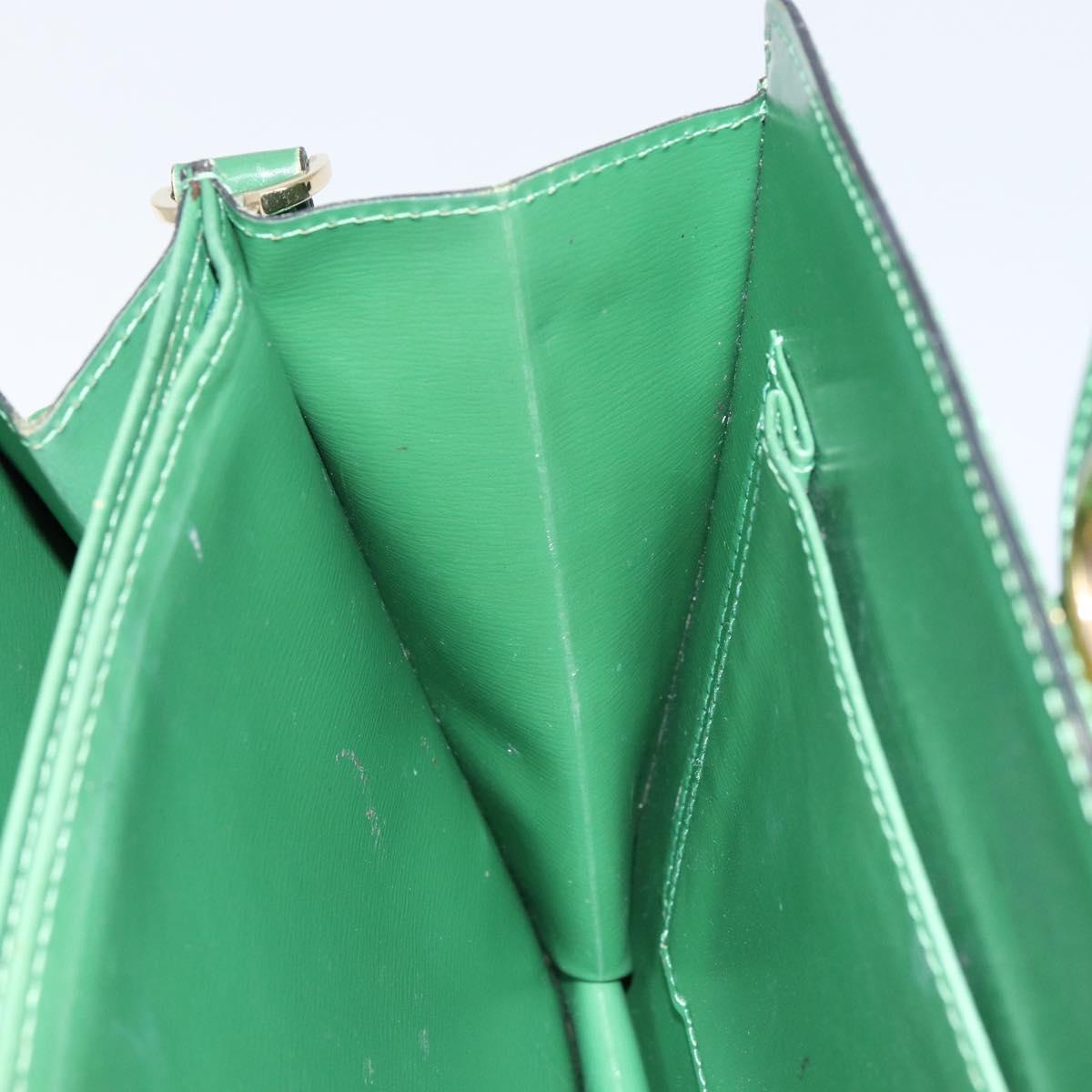 LOUIS VUITTON Epi Capuchin Shoulder Bag Green M52344 LV Auth BA7926