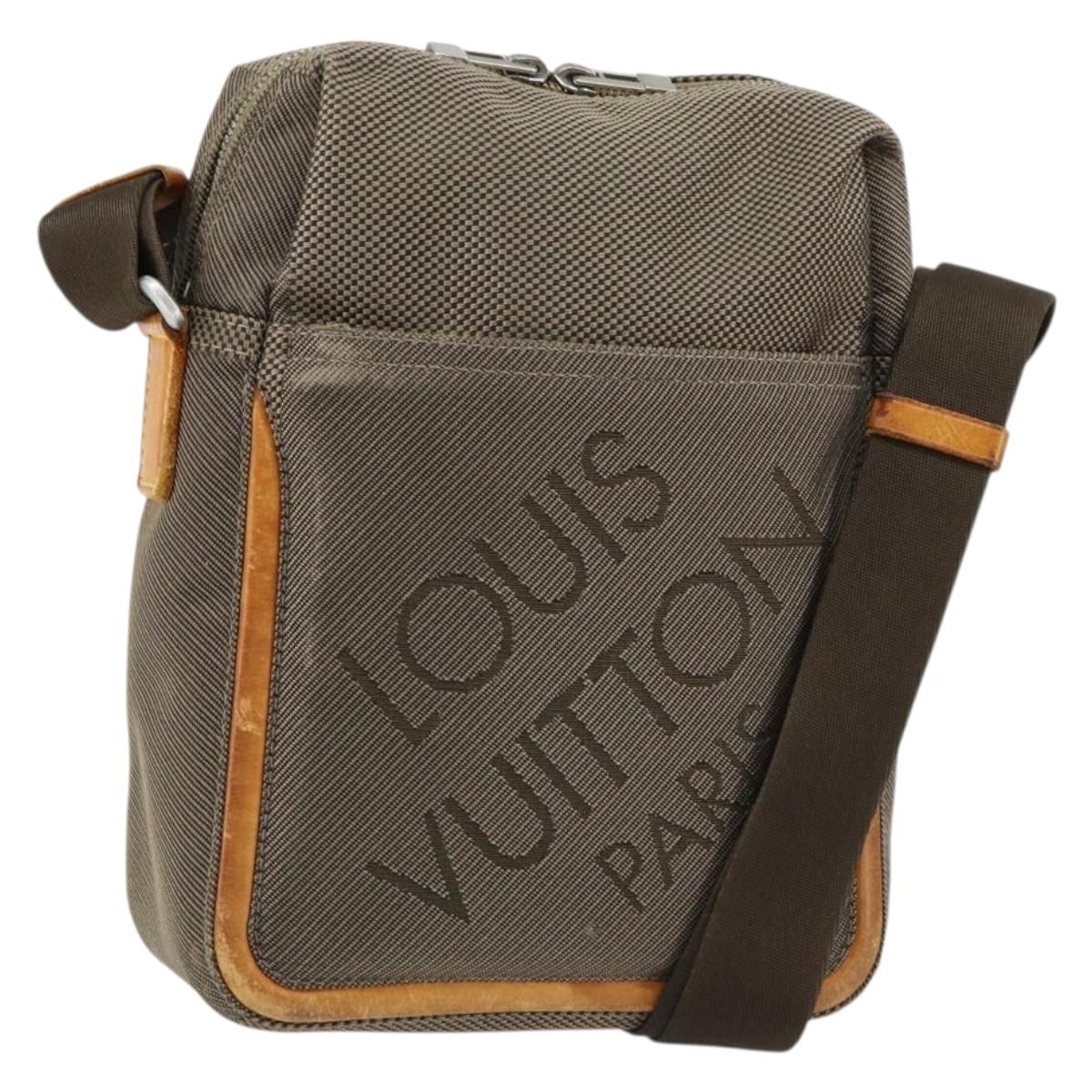 LOUIS VUITTON Damier Geant Sitadan NM Shoulder Bag Brown Tail M93224 Auth BA7929