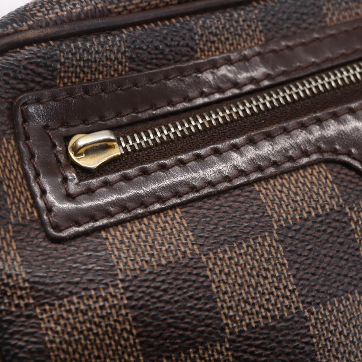 LOUIS VUITTON Damier Ebene Pochette Billets Macau Clutch Bag N61739 Auth BA7931