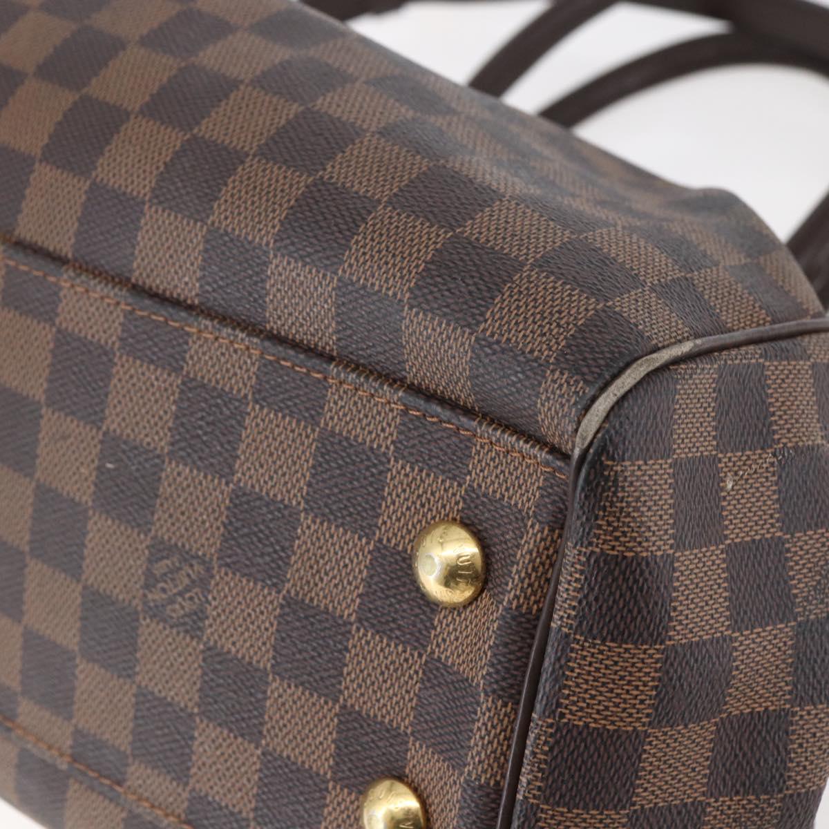 LOUIS VUITTON Damier Ebene Trevi GM Hand Bag 2way N51998 LV Auth BA7932