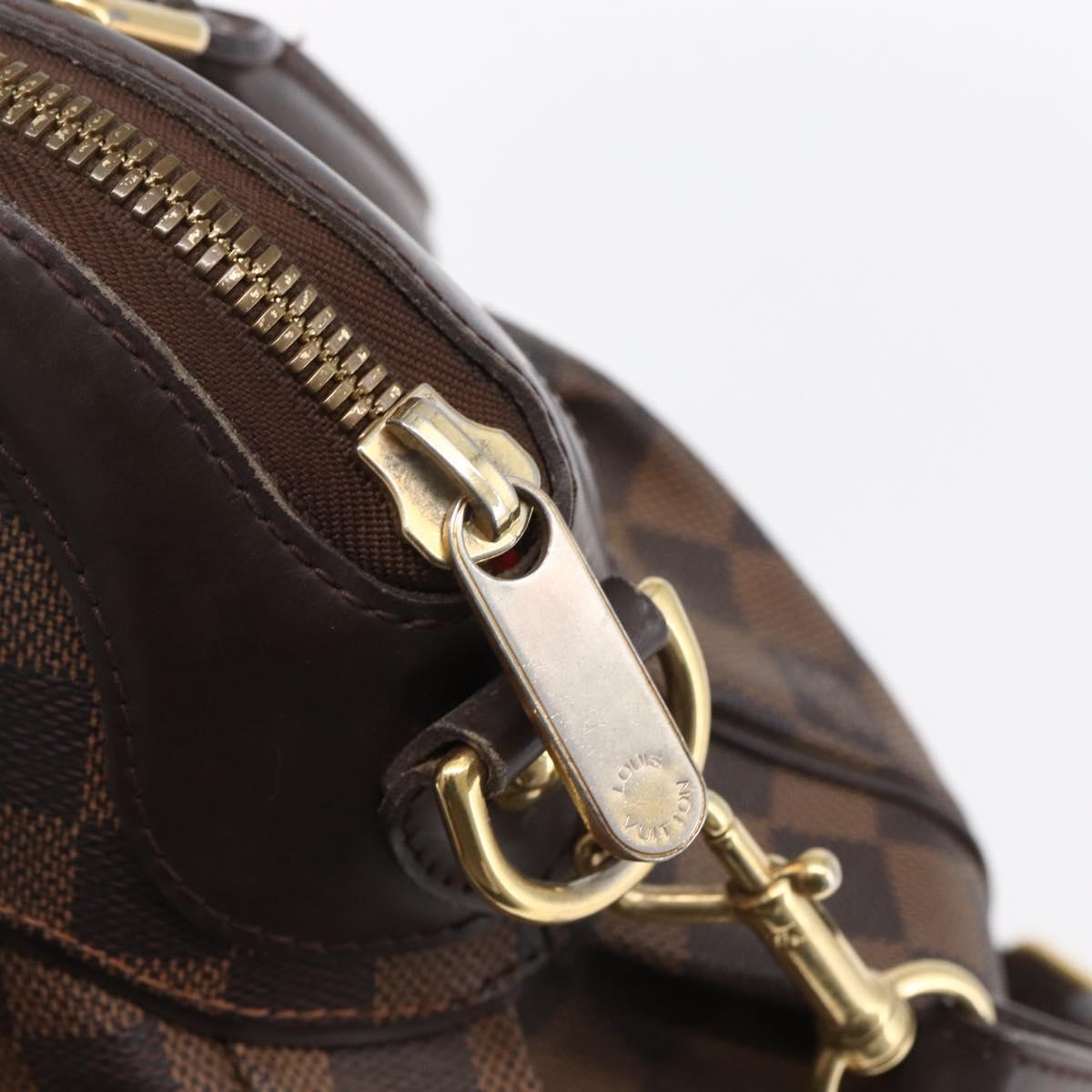 LOUIS VUITTON Damier Ebene Trevi GM Hand Bag 2way N51998 LV Auth BA7932