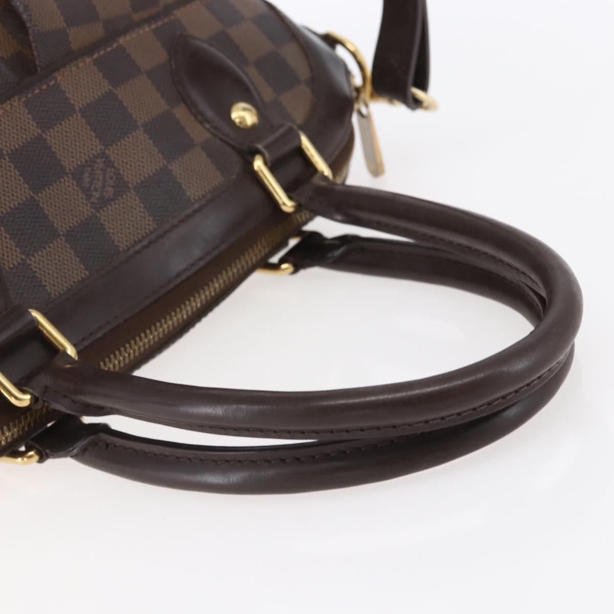 LOUIS VUITTON Damier Ebene Trevi GM Hand Bag 2way N51998 LV Auth BA7932